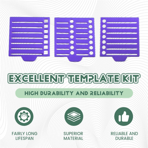 Sticky Note Stencil Compatible with Post Notes,3x3 Sticky Pads Base with 2 Stencils Included,Memo Pad Organizer 2