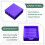 Sticky Note Stencil Compatible with Post Notes,3x3 Sticky Pads Base with 2 Stencils Included,Memo Pad Organizer 5