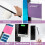 2 Pack Computer Monitor Memo Board Multi-Function Message Board Transparent Display Side Panel for Office, Computer Desk 4