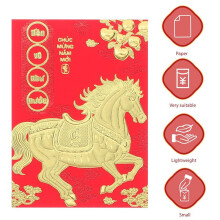 120pcs Chinese Lunar New Year Lucky Money Envelopes Pocket 2026 Year of the Vietnamese Horse Chinese Money Envelopes B