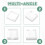 Sticky Note Stencil Compatible with Post Notes,3x3 Sticky Pads Base with 2 Stencils Included,Memo Pad Organizer White 7
