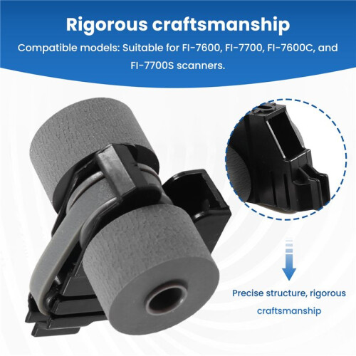 Roller Assembly Kit for  FI-7600 FI-7700 FI-7600C FI-7700S Scanner Pickup Roller Leather Case 2