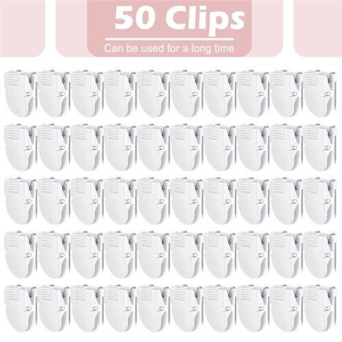 50Pcs Cubicle Clips Fabric Panel Cubicle Accessories Fabric Partition Panel Wall Clip Office Photos Wall for Notes Memos 2