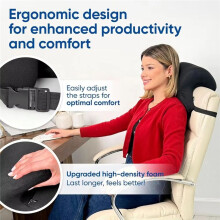 Kontorsstol Nackstöd Ergonomiskt Memory Foam Sovkudde Nackstöd Midjestöd Gamingstol Ryggstöd Kudde Tupplur C