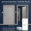 W100  WiFi Bridge Gateway and Door Sensor Set for WeHere  Lockboxes, APP Control for Home Office Security 3