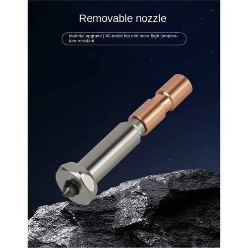 Upgrade Nozzle for  Kobra 3 Max Hotend for Kobra 3 Max Nozzle Throat 0.4mm Replaceable Nozzles