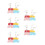 20Pièces Support Présentation Miniatures Plastique Couleurs Variées 6