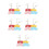 20Pièces Support Présentation Miniatures Plastique Couleurs Variées 7
