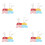 20Pièces Support Présentation Miniatures Plastique Couleurs Variées 9