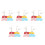 20Pièces Support Présentation Miniatures Plastique Couleurs Variées 10