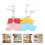 20Pièces Support Présentation Miniatures Plastique Couleurs Variées 11