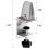 Protective Clip for Panels 0.32cm to 2.54cm Thick, Adjustable Desktop Divider Clamp, Aluminum Desktop Divider Clamp 7