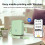 Wireless MiniPortable Printer  Label Printer Mobile Thermal Adhesive Label Machine Suitablefor Storehouse Express,D 7