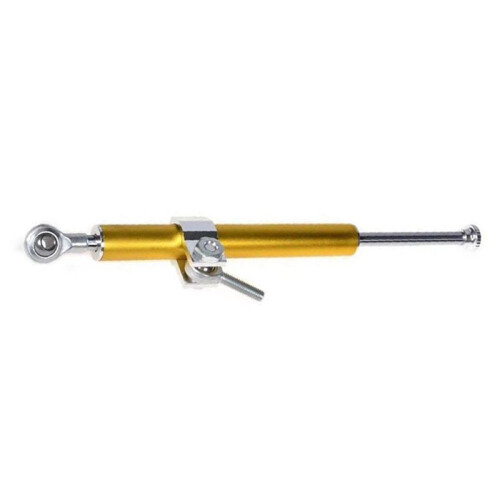 330MM Universal Motorcycle Steering Damper Stabilizer Damper-Steering  Direction Safety Control Gold