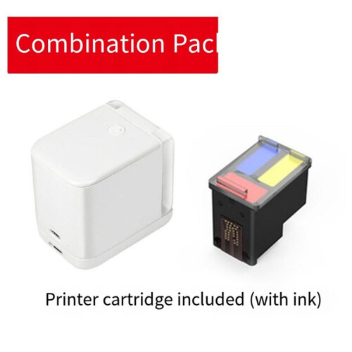 Printer Mobile Color  Handheld Printer Portable Wifi Printers Handheld (Printer +Ink Cartridge) 1