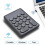 New 2.4G Wireless Digital Keyboard USB 18Keys  Numeric Keypad Numpad Accounting Teller for Laptop Notebook Tablets B 3