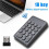 New 2.4G Wireless Digital Keyboard USB 18Keys  Numeric Keypad Numpad Accounting Teller for Laptop Notebook Tablets B 4