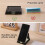 Sticky Note Stencil Template,Sticky Notes Dispenser,Reusable Note Organizer,Sticky Pads Dispenser with Stencil Gray 5
