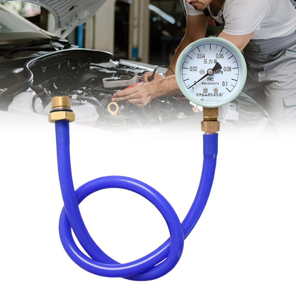Exhaust Back Pressure Tester Kit With Shockproof Gauge And Silicone Hose For Accurate Automotive Diagnosis 9169991297026