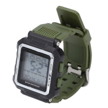 Orologio Digitale Uomo Verde Oliva Waterproof 50M, Retroilluminazione a LED, 41mm