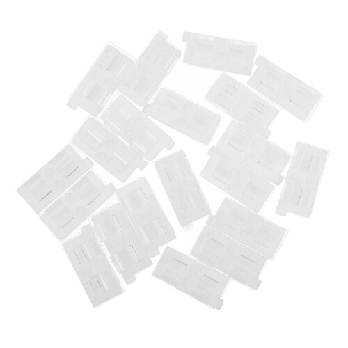 150Pièces Clips De Câbles Transparent Pour Extérieur 1