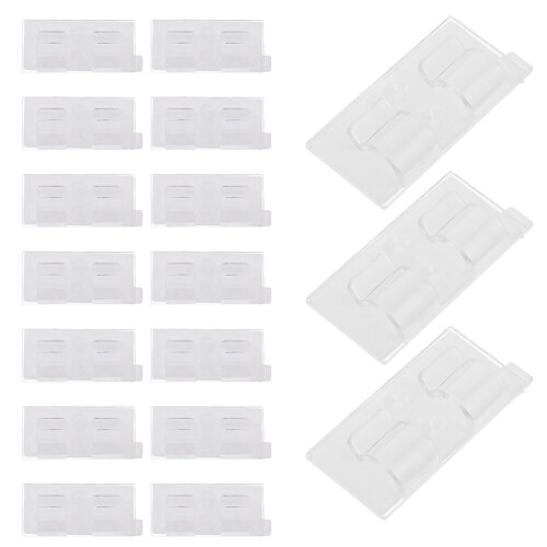 150Pièces Clips De Câbles Transparent Pour Extérieur 2