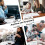 HZTZ Portable Printer Wireless for Travel, Thermal Printer Inkless, Small Compact Printer Support Folding Paper/Rolling 4