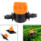 150Pcs 1/4Inch Pipe  Valve 4/7mm Hose Controller Barbed Adapter Agriculture Drip Irrigation Watering System Fitting 3