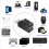 USB 3.0 HUB Adapter Extender  Splitter Box 3  for PC Laptop Mobile Phone High Speed U Disk Reader,Black 8