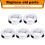 5PCS Split Optical Shaft Fixed Ring Separate Thrust Ring Limit Ring Fastening Positioner Shaft Clamp Inside 30mm 2