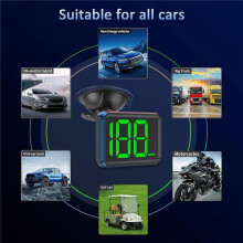 2X GPS Speedometer for Car Universal MPH Speedometer USB Connect Digital Speed Display Heads