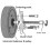 13PCS Auto Steering Wheel Puller Harmonic Balancer Gear Pulley Crankshaft Tool Kit Disassembly Removal Tool Set 9