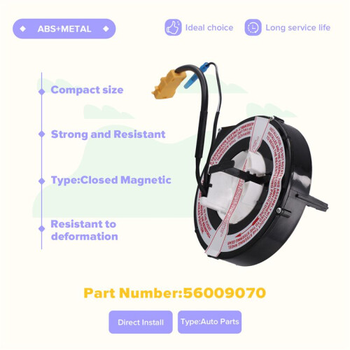 56009070AB Car Steering Column Clock Spring for  Cherokee 1997-2001   Reel Slip  Coil 56009070