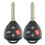 Parking Sensor 89341-33050 PDC Sensor Ultrasonic Reverse with 2 x Remote Car Key Fob Shell Case 6
