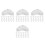 120Pcs Clear Plastic Cube Display Stand Holder for Speed Cube Storage 5