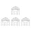 120Pcs Clear Plastic Cube Display Stand Holder for Speed Cube Storage 8