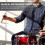 1Ensemble Kit Percussion Baguettes Érable Légères Avec Balais En Acier 5
