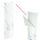 6 Sets Horizontal Blinds Replacement Slats, White Horizontal Blind Repair Tabs, White Blind Fixers for Horizontal 4