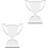 2Pcs Multifunctional Sublimation Trophy Model White Mdf for DIY Gifts 5