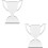 2Pcs Multifunctional Sublimation Trophy Model White Mdf for DIY Gifts 8