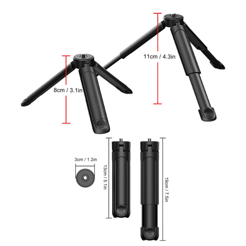 Pocket 3 Mini-Stativ, 1/4-Zoll-Schraubengewinde 1