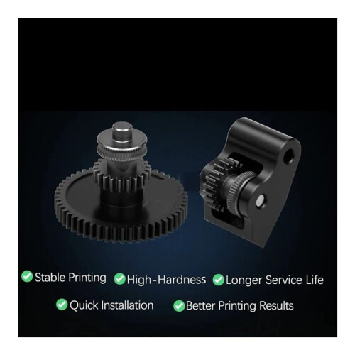 Extruder Gear Kit for  Centauri Wear Resistant High Proformence SKD11 Material Gear for Centauri Carbon 3 Pcs 2