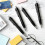4pcs  Fat Pens Writing Stability  Sized Fat  Point Retractable for Arthritis and Elderly Easy Thick Grip 2