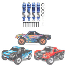 4 StüCk StoßDäMpfer Vorne und Hinten Aus Metall für LaTrax Teton Desert Prerunner SST 1/18 RC Truck Car Upgrade Parts,B
