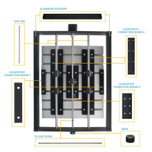 CNC 3018Pro Extension Kit Upgrade Kit 3018Pro Till 3040 Kompatibel med 3018Pro CNC GravyrfräSmaskin(A)