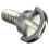2X Long 1/4 inch D- Screw Stainless Steel For Camera Tripod Quick Release Plate Silver 6