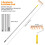 14pcs Paint Roller Set Paint Rollers & Tray Set with Extension Pole Wall Ceiling 4