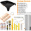 14pcs Paint Roller Set Paint Rollers & Tray Set with Extension Pole Wall Ceiling 5