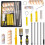 14pcs Paint Roller Set Paint Rollers & Tray Set with Extension Pole Wall Ceiling 1