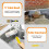 14pcs Paint Roller Set Paint Rollers & Tray Set with Extension Pole Wall Ceiling 8